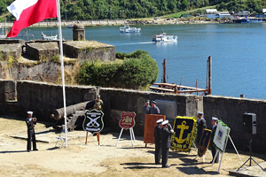 Conmemoración del 198° aniversario de la Toma de los Fuertes de Corral y Valdivia