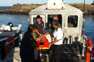 Capitanía de Puerto de Hanga Roa apoyó desembarco de emergencia