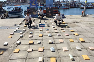 Armada incautó 60 kilos de marihuana en Iquique