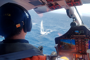 Armada junto a embarcaciones extranjeras coordinó rescate de tripulante francés