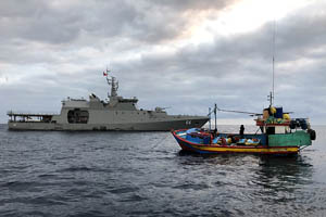 Embarcaciones peruanas fueron capturadas en aguas chilenas con cerca de 5 toneladas de tiburón