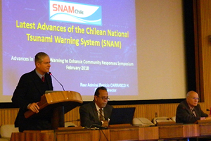 Director del SHOA participó en simposio internacional sobre avances en alertas de Tsunamis