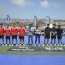 Buque Almirante Montt hizo flotar las canchas del Campeonato de Fútbol Tenis