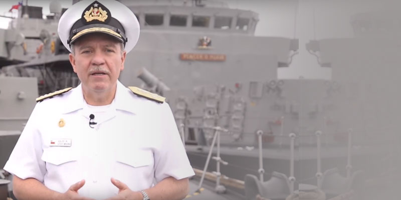 Almirante Julio Leiva da inicio al año 2018 Almirante Julio Leiva da inicio al año 2018
