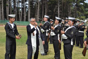 Grumetes del curso de Sanidad Naval recibieron su Arma de Servicio