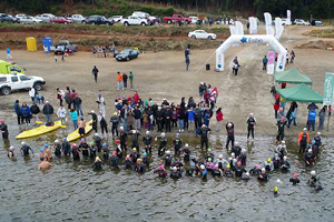 Armada realizó operativo de seguridad en Triatlón Contulmo 2018