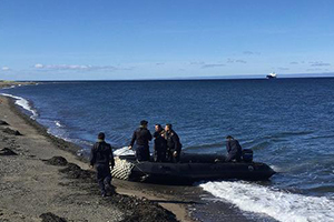 Exitoso rescate de menor en el Estrecho de Magallanes