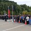 La ceremonia de bienvenida a los jóvenes del servicio militar fue presidida por el Director de Educación de la Armada, Contraalmirante, Gonzalo Maldonado.