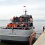 A bordo del transbordador “Grumete Pérez” el contingente mixto se trasladó a la isla Quiriquina.