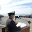  El Jefe del CENIR, Capitán de Corbeta OM Agustín Cajales, dio lectura al discurso, en el que destacó el proceso de incorporación de la mujer y la importancia del servicio militar.  