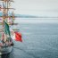 Los grandes veleros ya se encuentran en aguas nacionales.