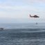 Simulacro de búsqueda y rescate con el despliegue del helicóptero “Dauphin” y la aeronave P-68 Observer, en Puerto Montt.