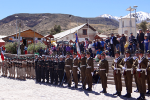 En el corazón del altiplano también celebraron la gesta heroica de Prat