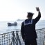 Los familiares de la dotación se despidieron de sus seres queridos quienes estarán fuera del puerto base hasta Septiembre.