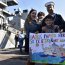 Los familiares de la dotación se despidieron de sus seres queridos quienes estarán fuera del puerto base hasta Septiembre.