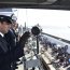 Los familiares de la dotación se despidieron de sus seres queridos quienes estarán fuera del puerto base hasta Septiembre.