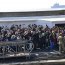 Los familiares de la dotación se despidieron de sus seres queridos quienes estarán fuera del puerto base hasta Septiembre.