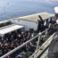 Los familiares de la dotación se despidieron de sus seres queridos quienes estarán fuera del puerto base hasta Septiembre.