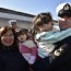 Los familiares de la dotación se despidieron de sus seres queridos quienes estarán fuera del puerto base hasta Septiembre.