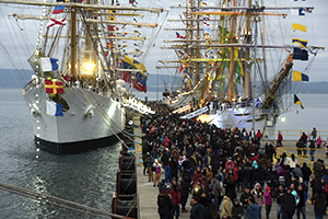 Cerca de 30.000 personas visitaron la Base Naval de Talcahuano durante la estadía de Velas Latinoamérica 2018