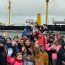 Numerosos público llegó a la Base Naval Talcahuano a visitar el Museo RH “Huáscar”.