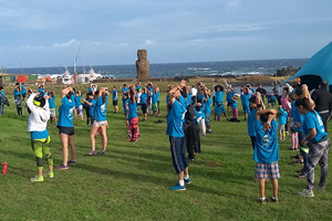 Un éxito fue la "Corrida Mes del Mar" en Isla de Pascua