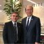 El Comodoro Solar junto al Secretario General de la OMI, Kitack Lim