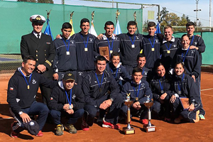 Escuela Naval obtiene el primer lugar en Tenis en el Campeonato "Interescuelas Matrices"