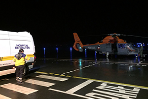 Armada efectúa evacuación médica de urgencia desde Chaitén a Puerto Montt