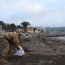  Infantes de Marina realizaron limpieza de playa en Talcahuano  