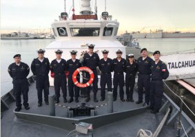 Cadetes del Escalafón Litoral de la Escuela Naval realizaron actividades profesionales en Capitanías de Puerto del país