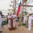 Durante su visita a Panamá, el Almirante Leiva se reunió con el Director General del Servicio Nacional Aeronaval (SENAN) de Panamá y visitó el Buque Escuela Esmeralda
