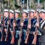 Primera generación mixta de Marineros Conscriptos realizan juramento a la bandera