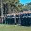 Primera generación mixta de Marineros Conscriptos realizan juramento a la bandera