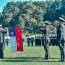 Primera generación mixta de Marineros Conscriptos realizan juramento a la bandera