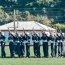 Primera generación mixta de Marineros Conscriptos realizan juramento a la bandera
