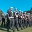 Primera generación mixta de Marineros Conscriptos realizan juramento a la bandera