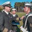 Primera generación mixta de Marineros Conscriptos realizan juramento a la bandera