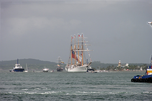 Buque Escuela “Esmeralda” recaló a Cartagena de Indias