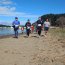 Grumetes participaron de corrida por senderos de la Isla Quiriquina