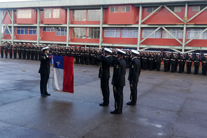 Soldados Infantes de Marina del Servicio Militar realizaron juramento a la bandera