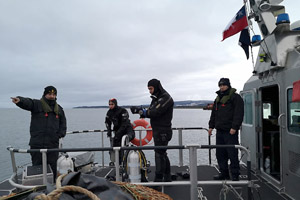 Armada activa rebusca de pescador artesanal desaparecido en Tierra del Fuego