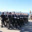  Marinos desfilando en homenaje al 240° natalicio de Bernardo O'Higgins en Puerto Montt  