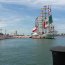 Grandes veleros arribaron al puerto de Veracruz