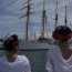 Grandes veleros arribaron al puerto de Veracruz