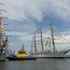 Grandes veleros arribaron al puerto de Veracruz