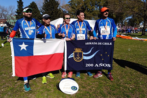 Equipo de la Armada participó en competencia de running a nivel internacional