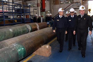 Máximas autoridades de la Marina de Brasil visitaron la Base Naval Talcahuano