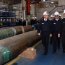 Durante su visita el Almirante Caroli conoció las capacidades del astillero de ASMAR Talcahuano.