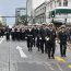  Alrededor de la plaza de la Independencia de Concepción se realizó el desfile donde participaron los alumnos de la Escuela de Grumetes y los Infantes de Marina del Fuerte O`Higgins  